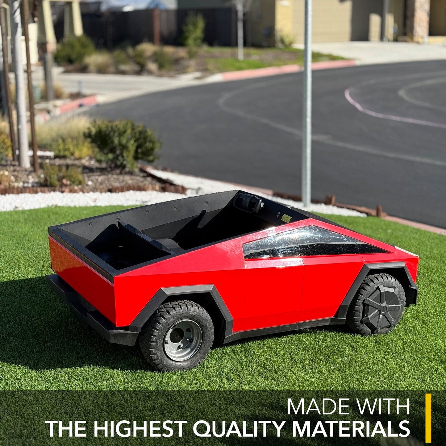 Full Vinyl Wrap Cybertruck for Kids compatible with Tesla Cybertruck