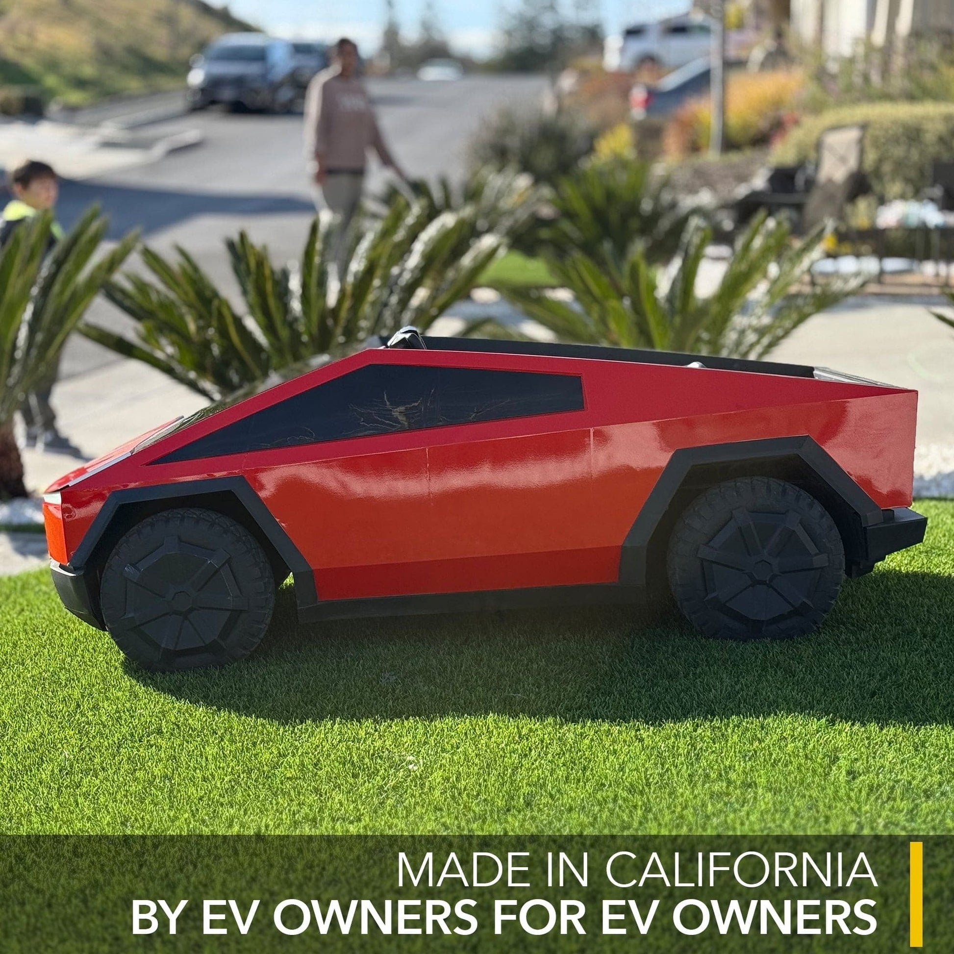 Full Vinyl Wrap Cybertruck for Kids compatible with Tesla Cybertruck
