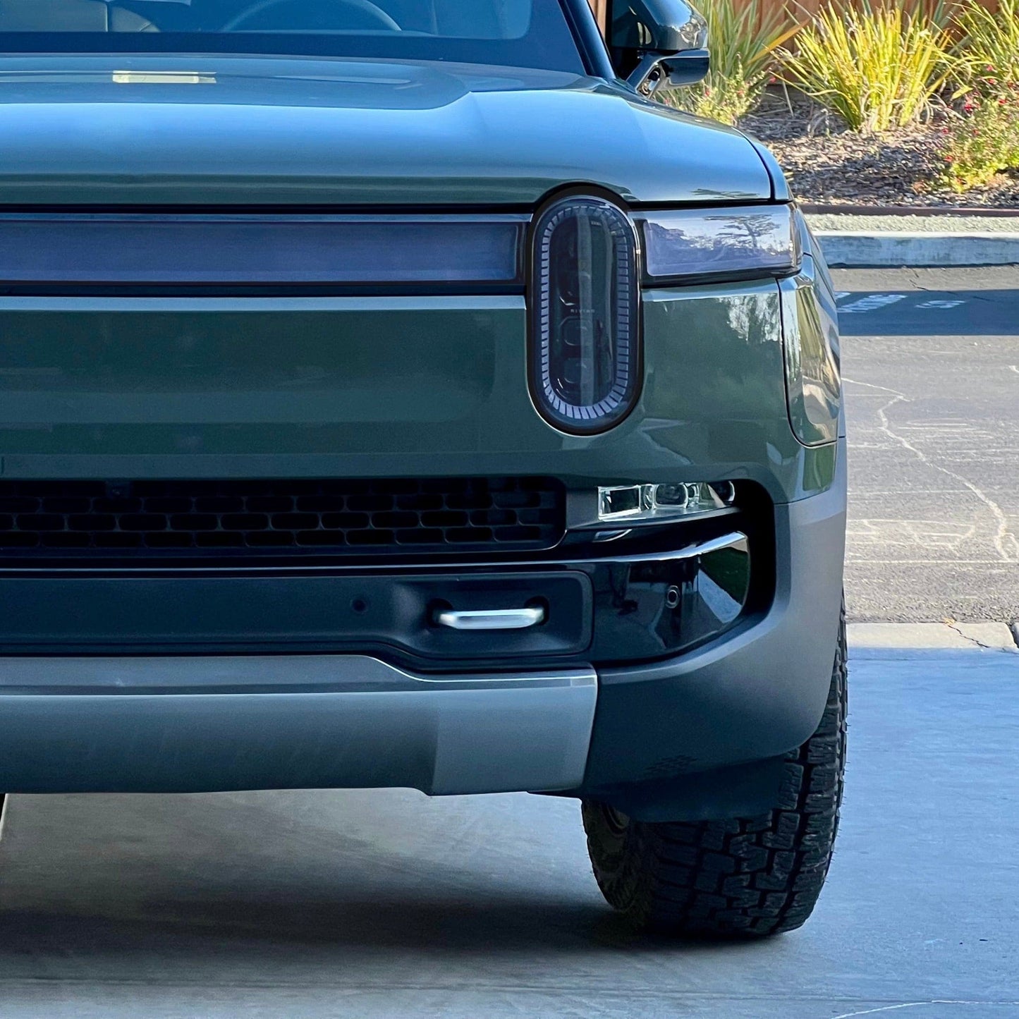 Headlights Clear PPF / Smoke Tint | for Rivian R1T & R1S 2021-2026 - Smokey Headlamp Covers