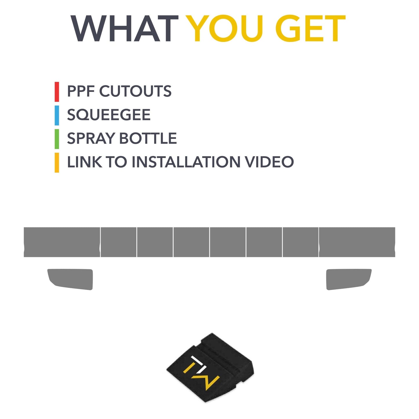 Headlights Smoke Tint PPF | GMC Hummer EV - Headlamp Shield