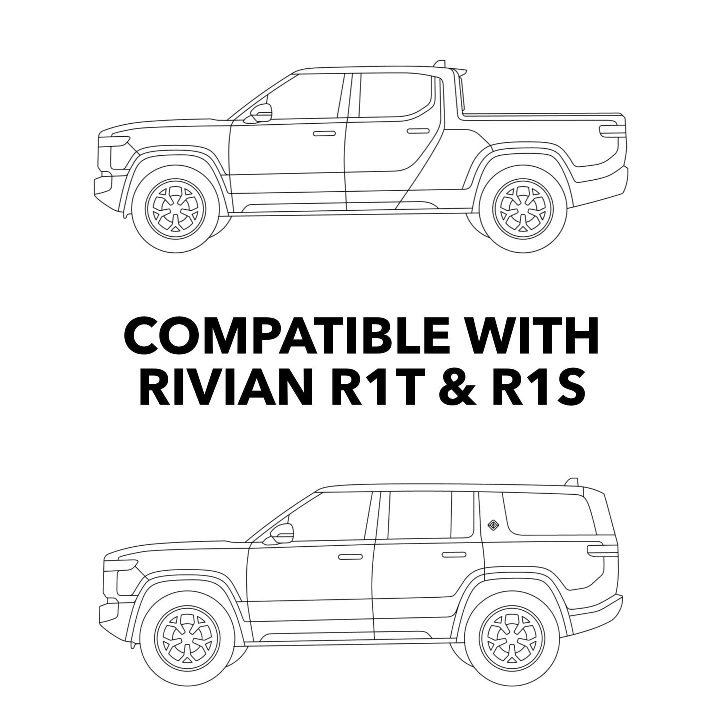 Hood Scoop PPF | for Rivian R1S & Rivian R1T