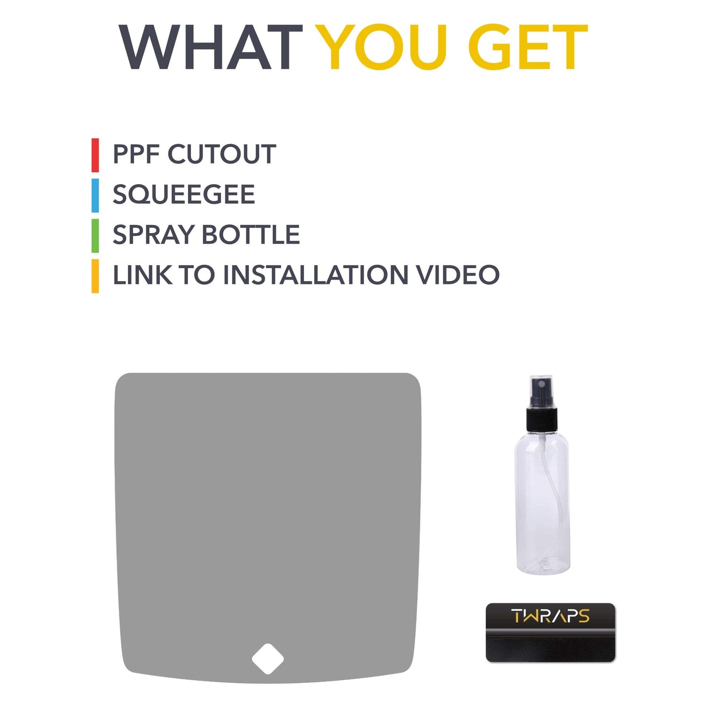 Hood Scoop PPF | for Rivian R1S & Rivian R1T