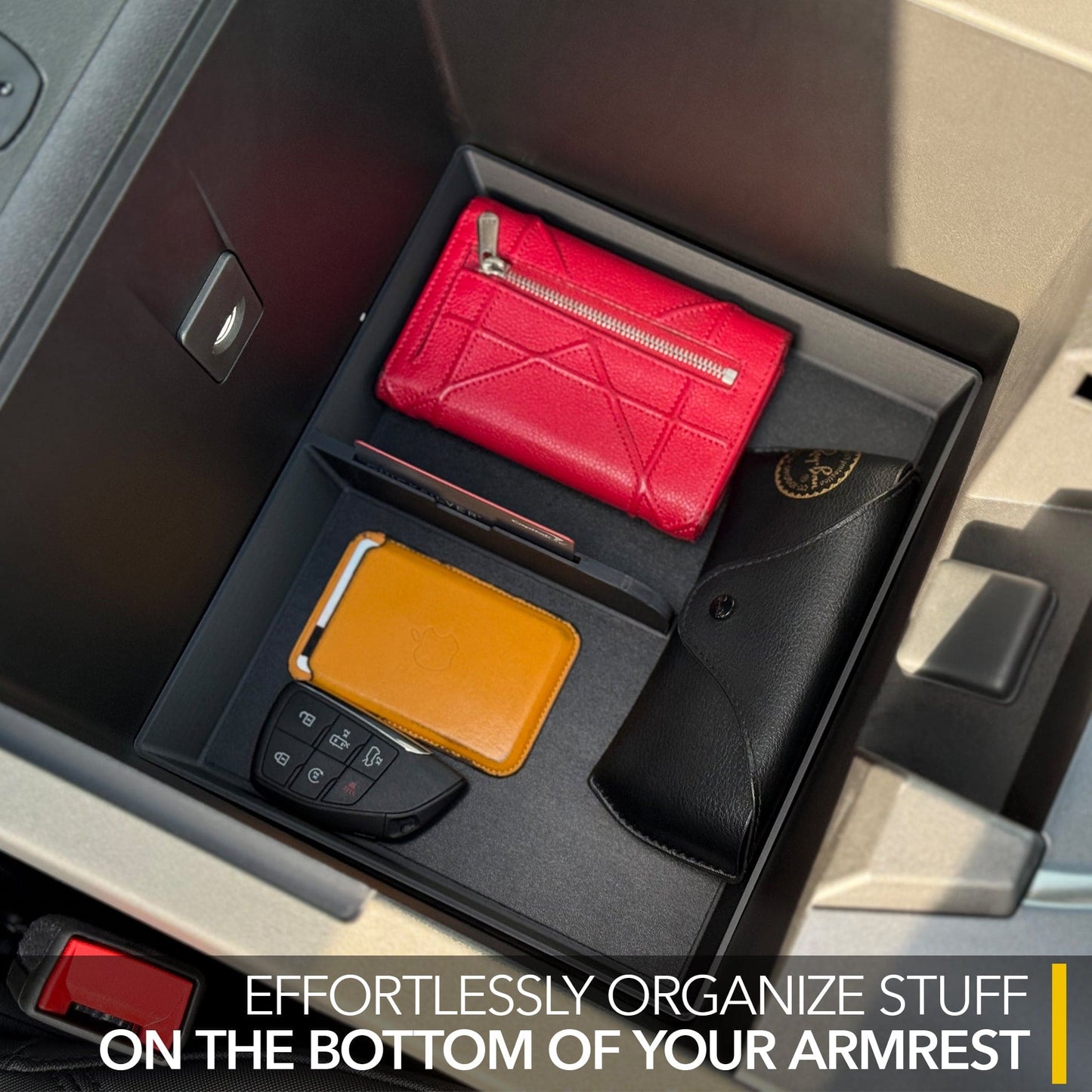 Lower Armrest Organizer | GMC Hummer EV - Storage Insert