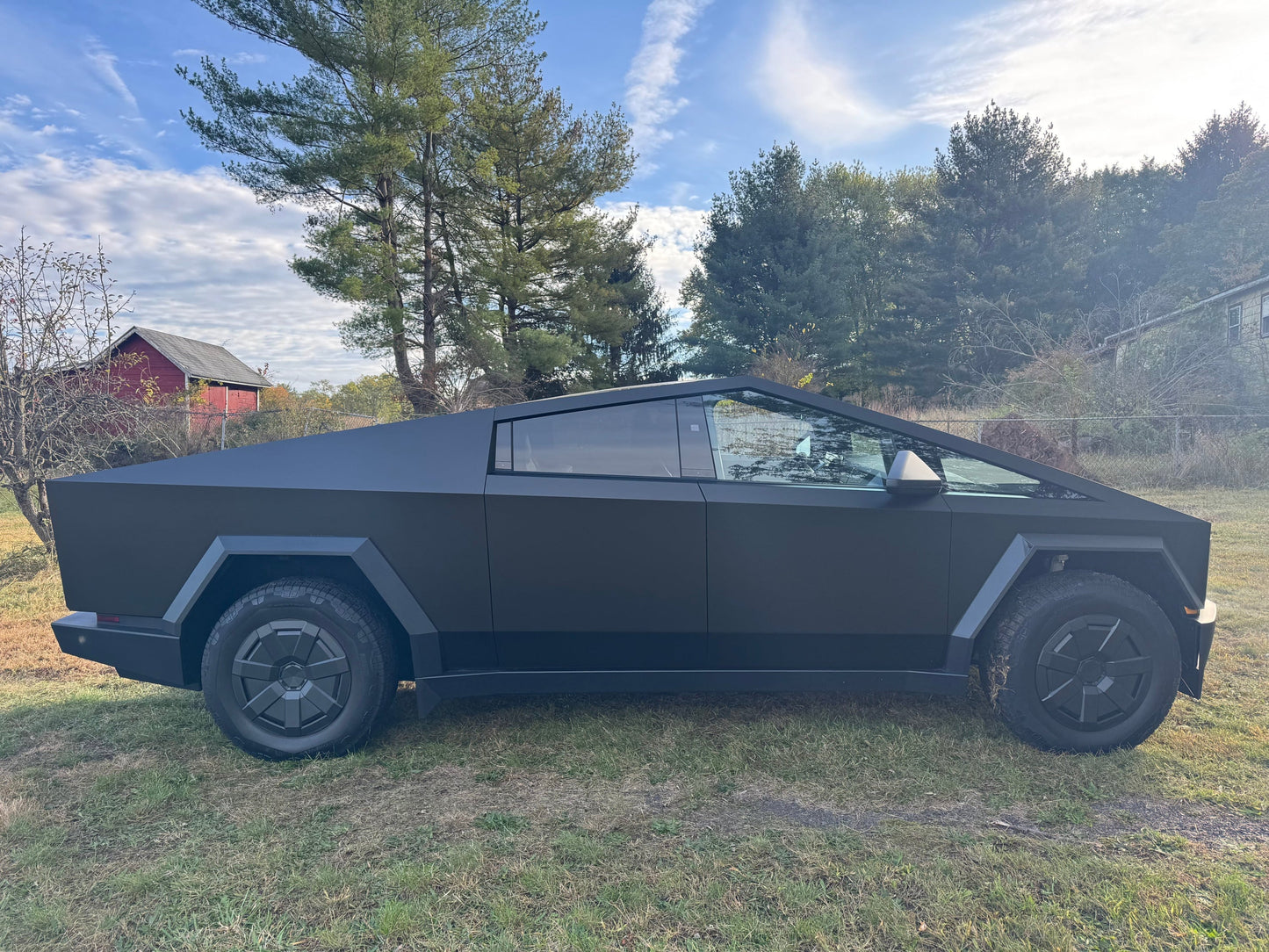 Matte Black Cybertruck Wrap compatible with Tesla Cybertruck