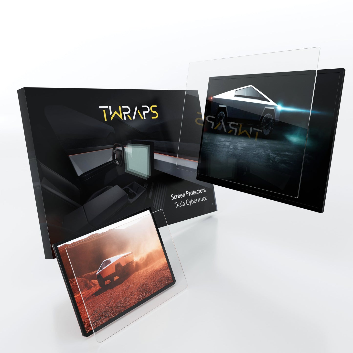 Screen Protectors | Tesla Cybertruck Display Cover 9H Ultra Tough