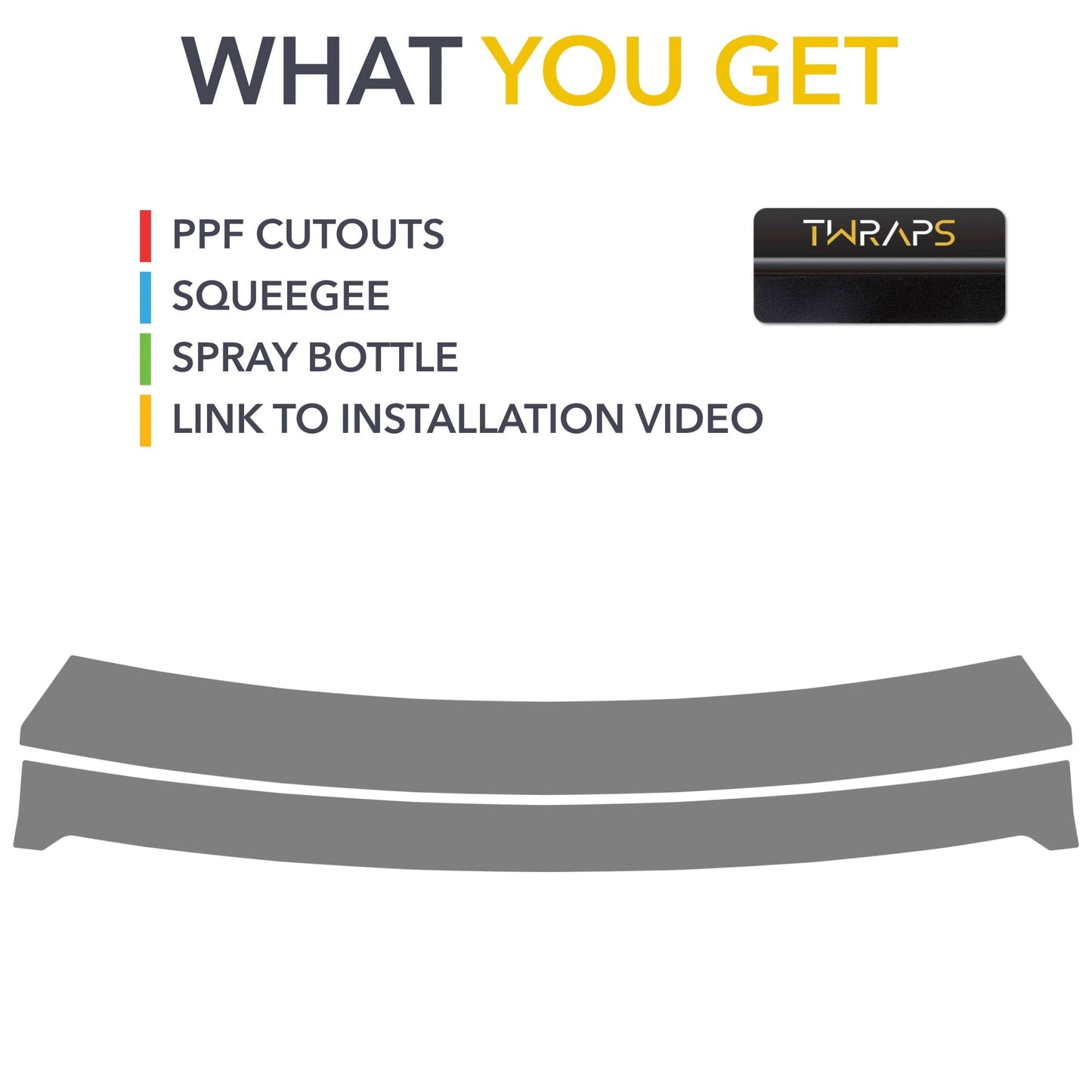 Mini Front PPF Kit | Paint Protection Film Cover for GMC Hummer EV