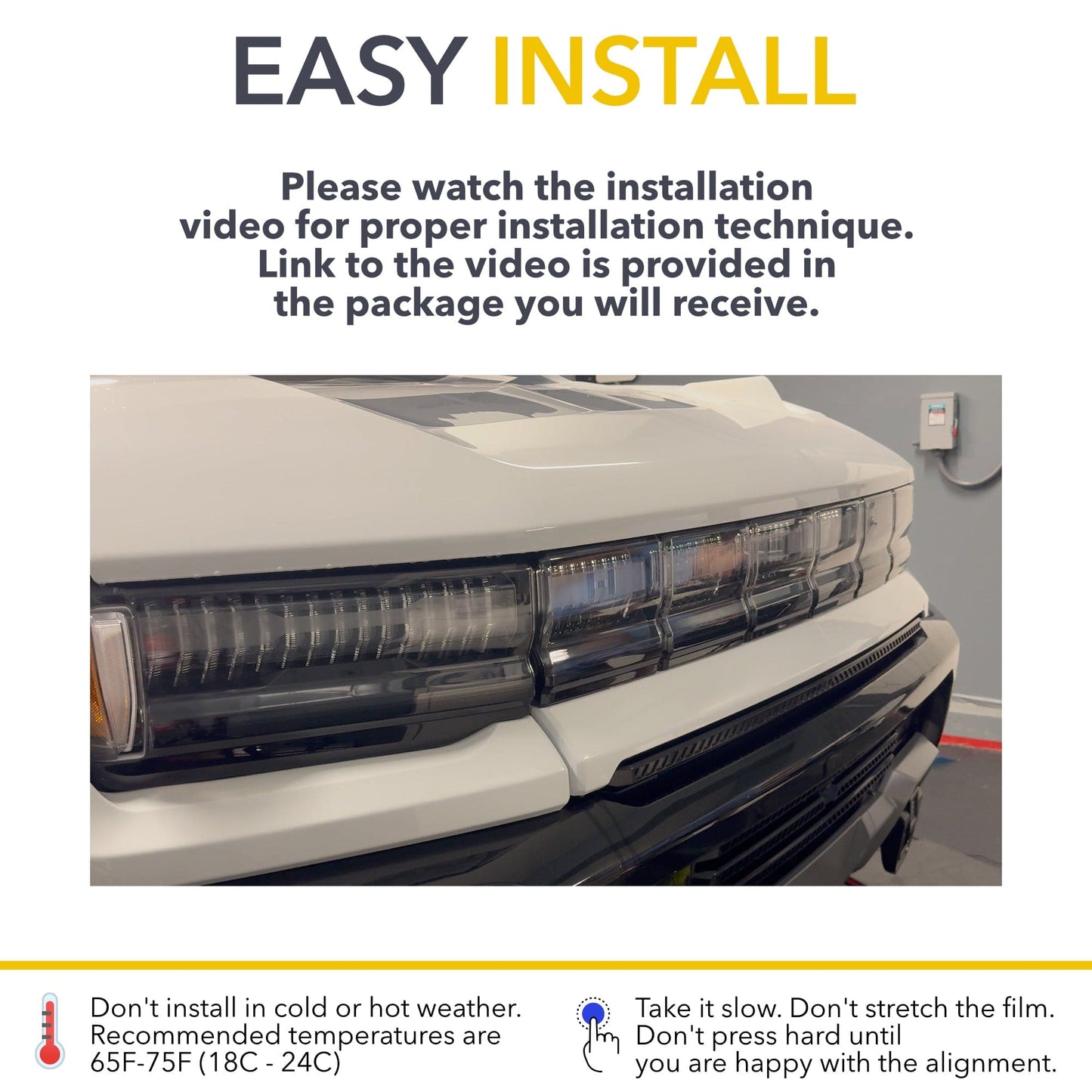 Mini Front PPF Kit | Paint Protection Film Cover for GMC Hummer EV