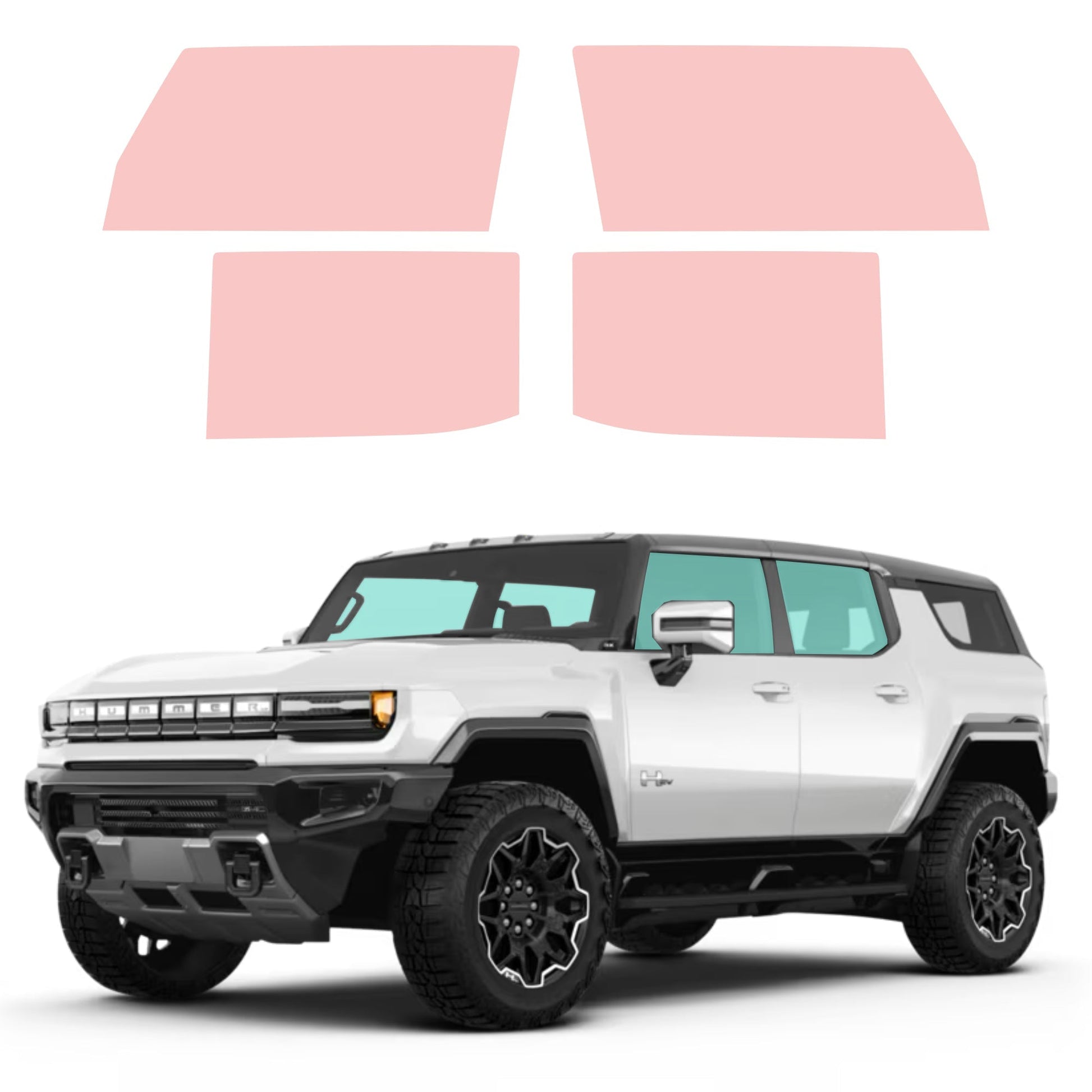 Nano Ceramic Windows Tint compatible with GMC Hummer EV