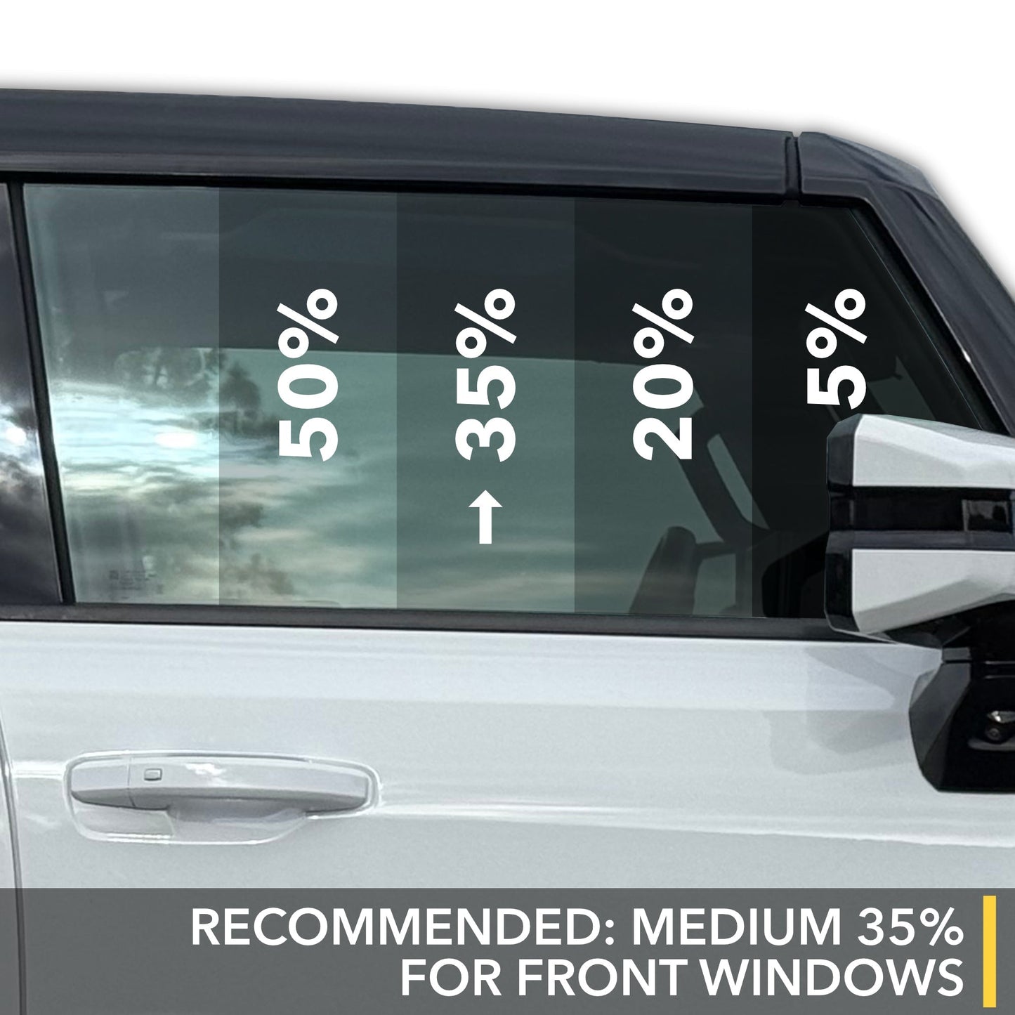 Nano Ceramic Windows Tint compatible with GMC Hummer EV