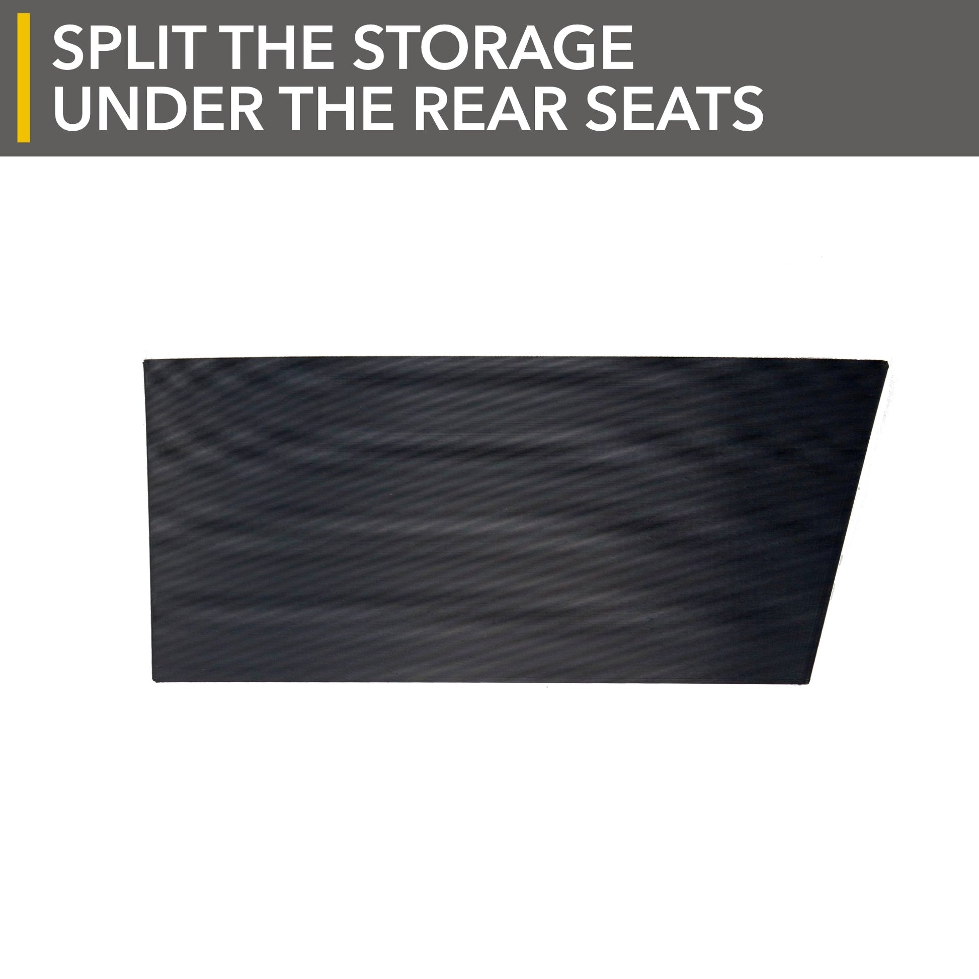 Rear Seats Under-Storage Divider compatible with Rivian R1T