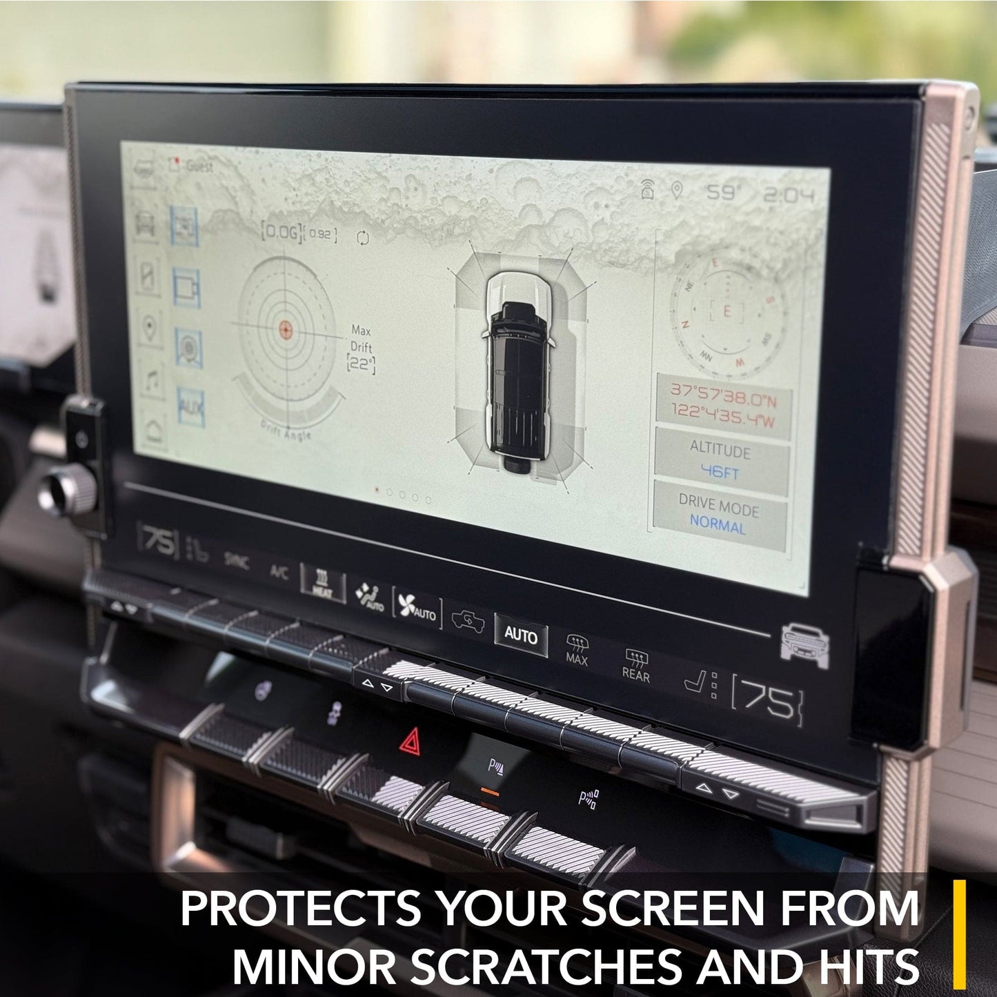 Screen Protectors | GMC Hummer EV Display Cover 9H Ultra Tough