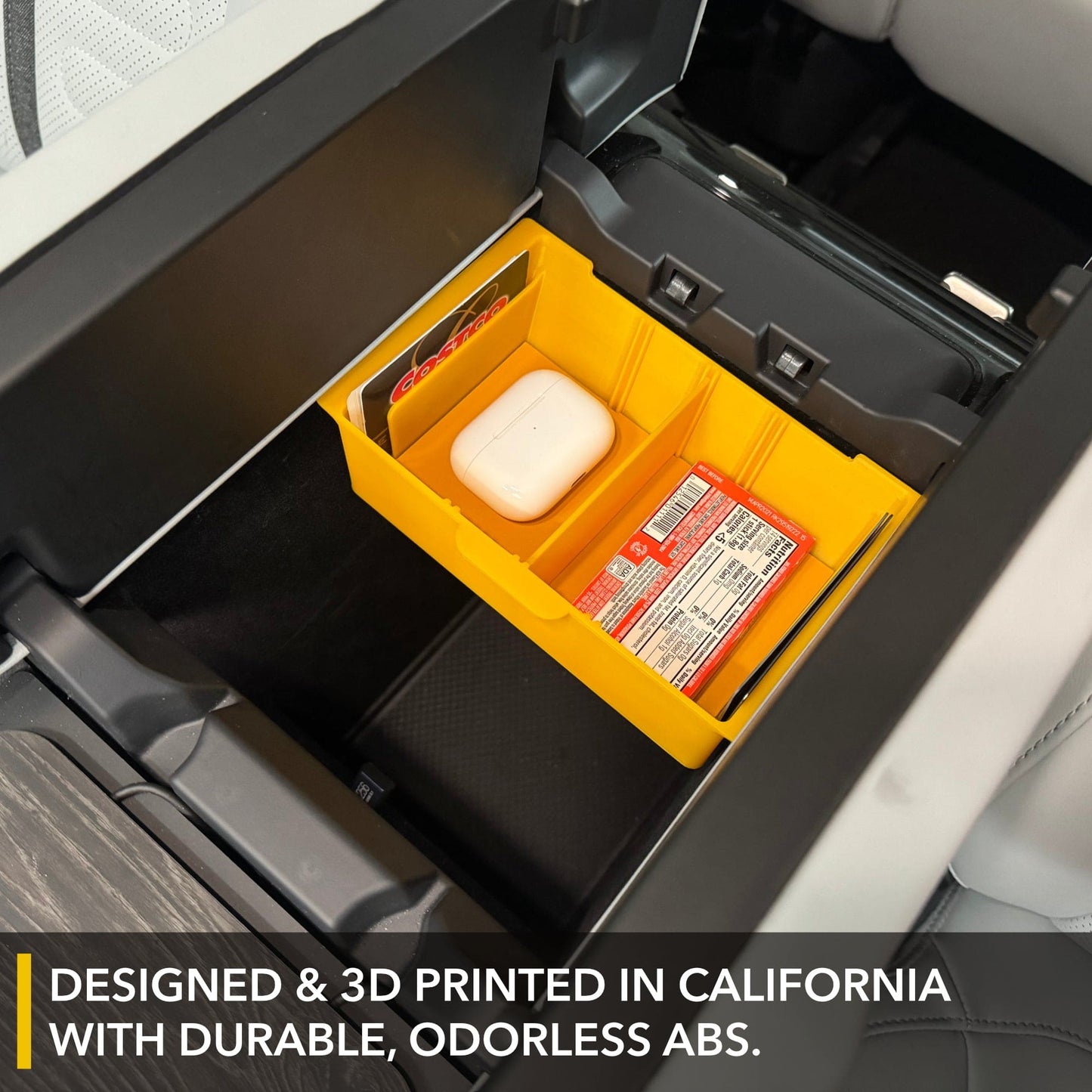 Slidable Armrest/Console Organizer | Half Tray for Rivian R1T/R1S 2021-2026