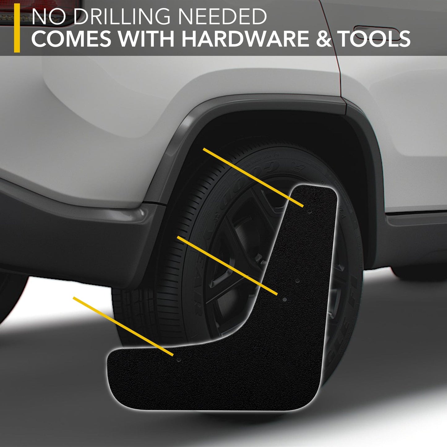 Slim Mud Flaps | for Rivian R1T/R1S 2021-2026