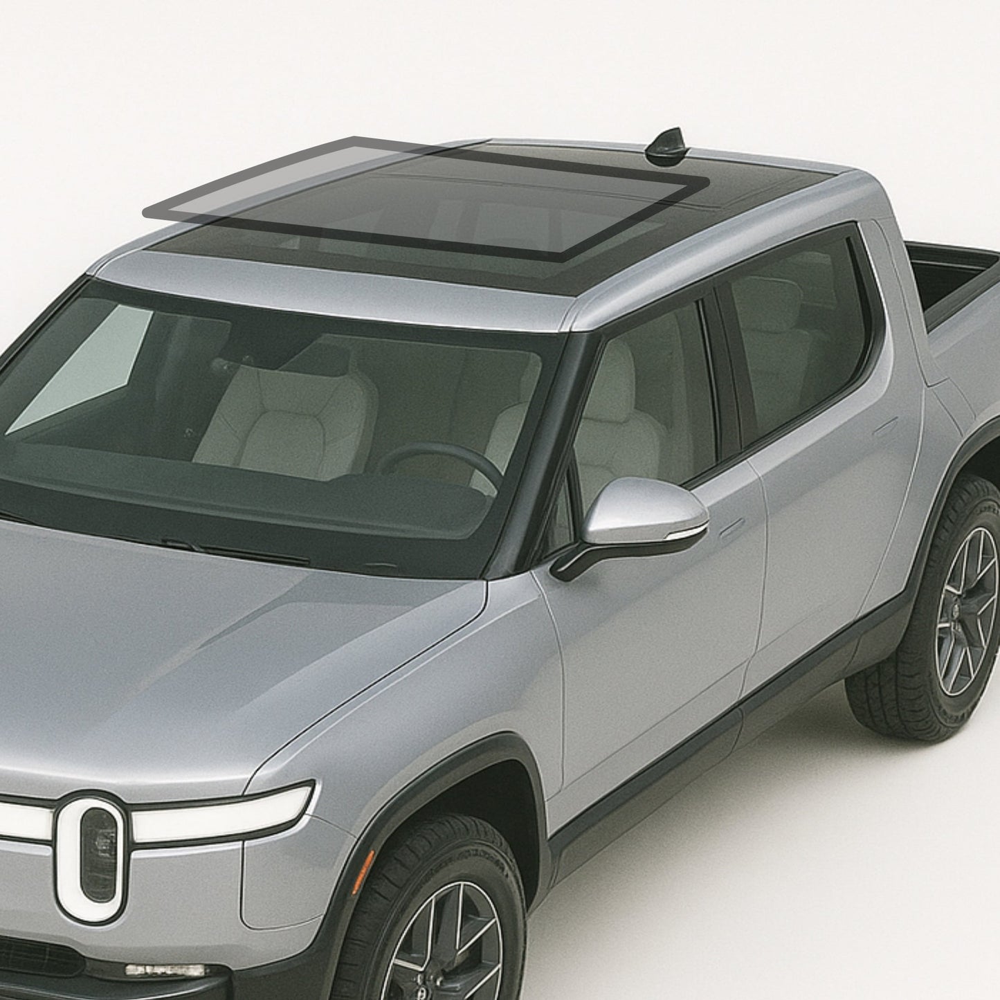 Windshield & Sunroof Protection Film | Rock Chips, UV & IR Defense for Rivian R1S & R1T