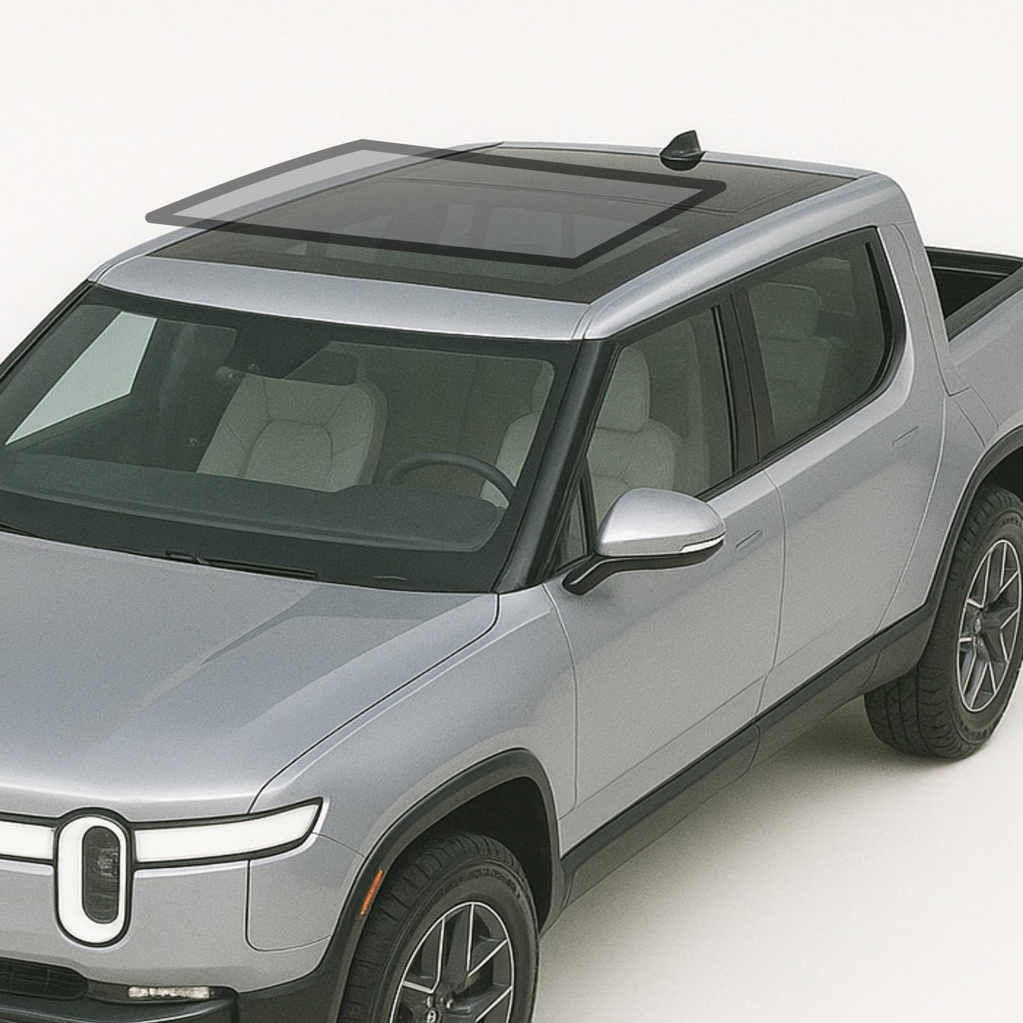 Windshield & Sunroof Protection Film compatible with Rivian R1S and R1T