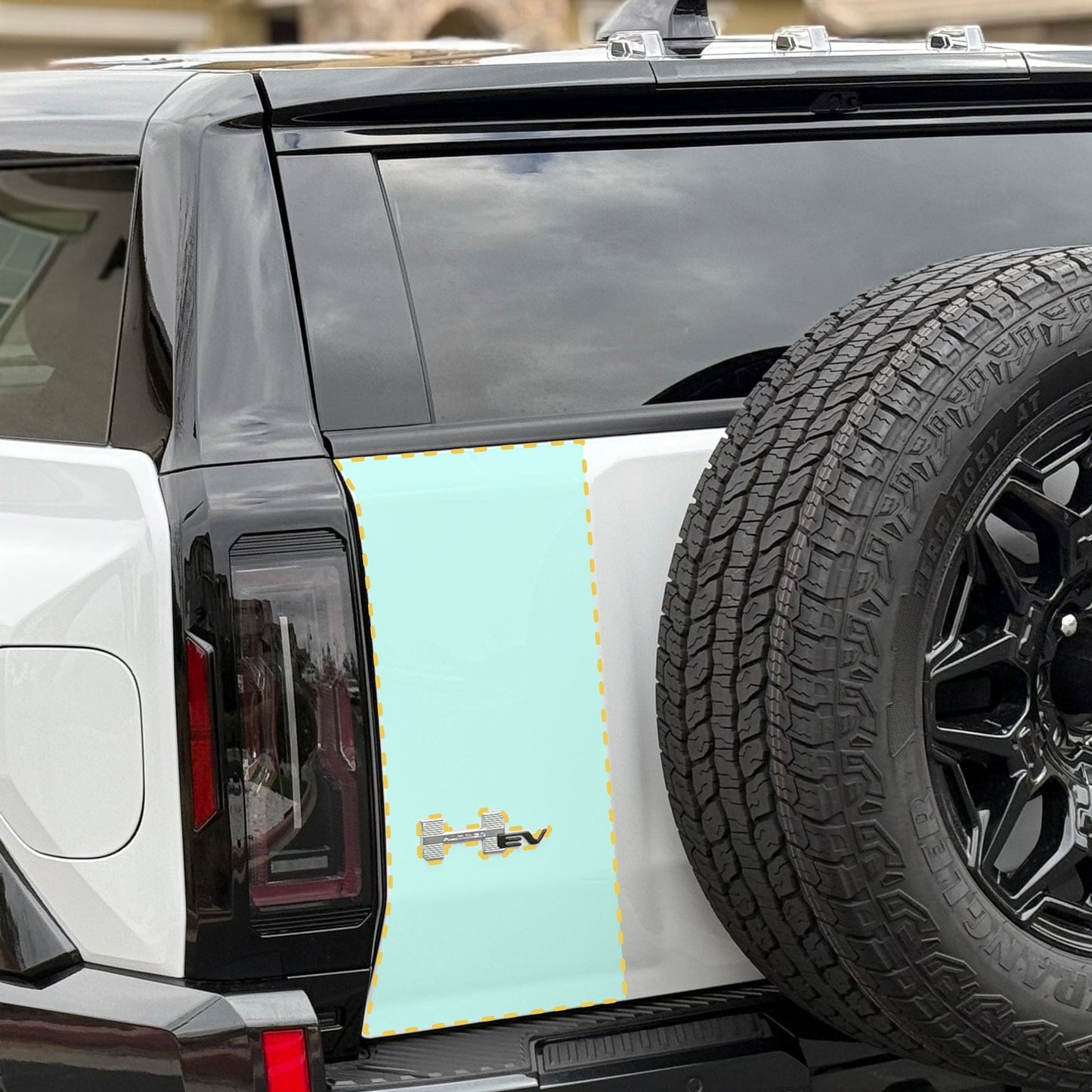 Swing Gate PPF | GMC Hummer EV - Partial Paint Protection Film