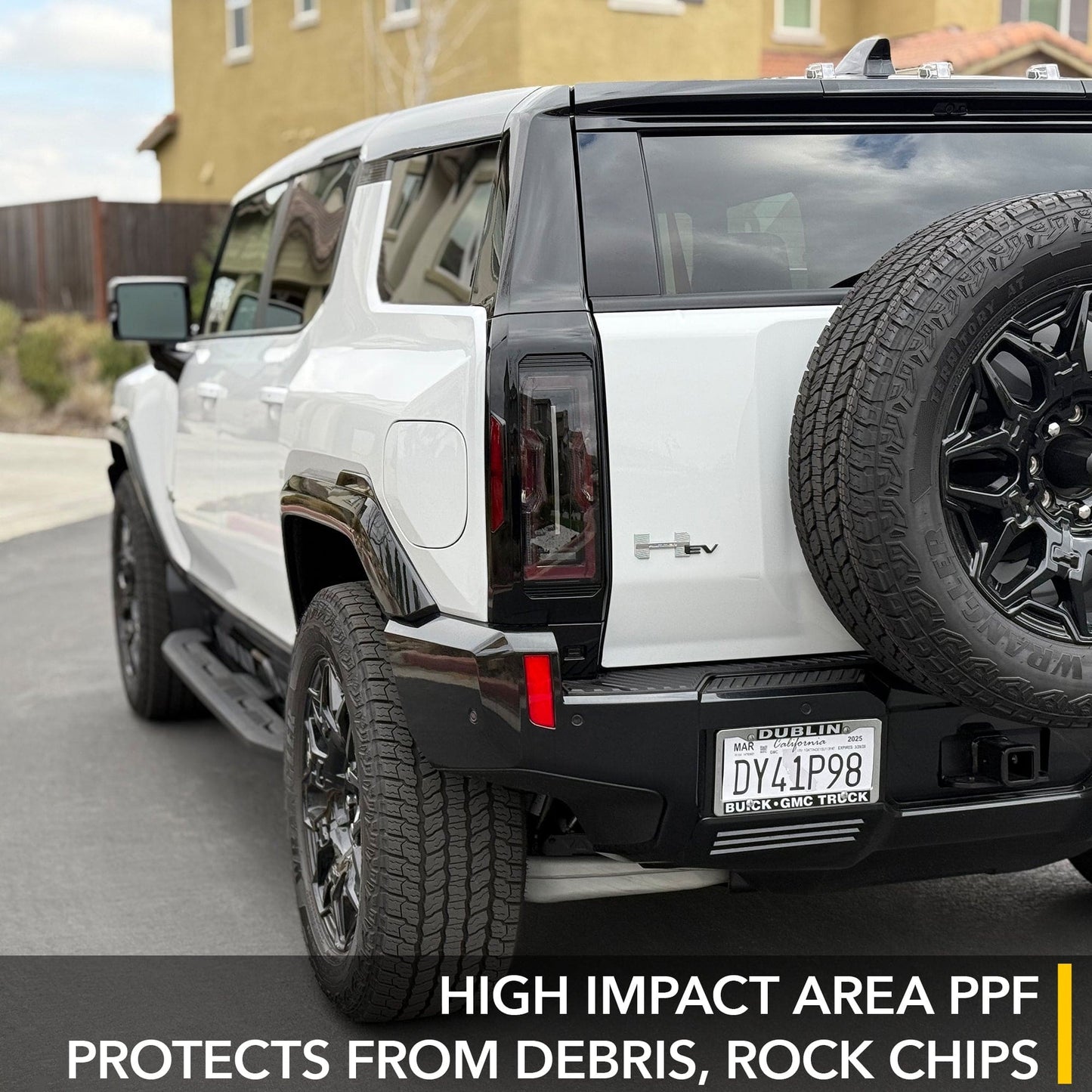 Swing Gate PPF | GMC Hummer EV - Partial Paint Protection Film