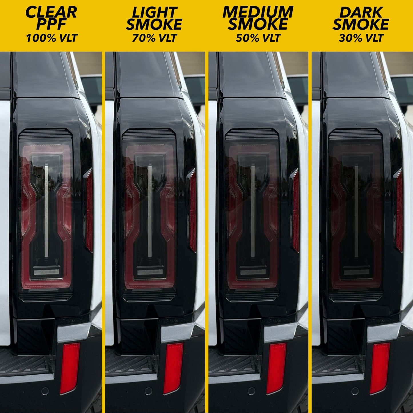 Tail Lights Smoke Tint PPF | GMC Hummer EV SUV 2023-2026