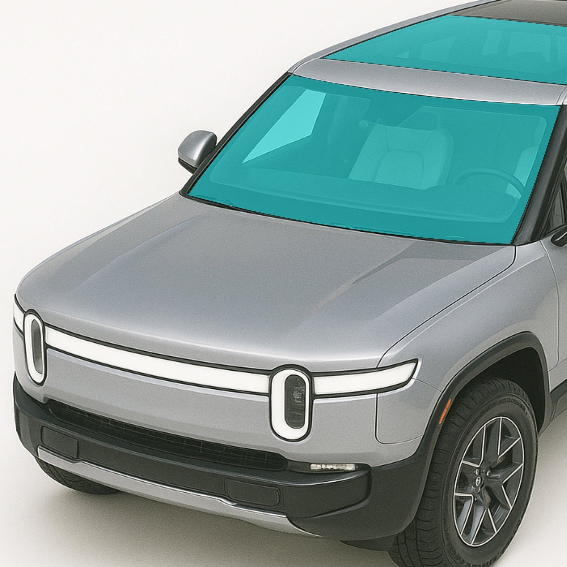 Windshield & Sunroof Protection Film compatible with Rivian R1S and R1T