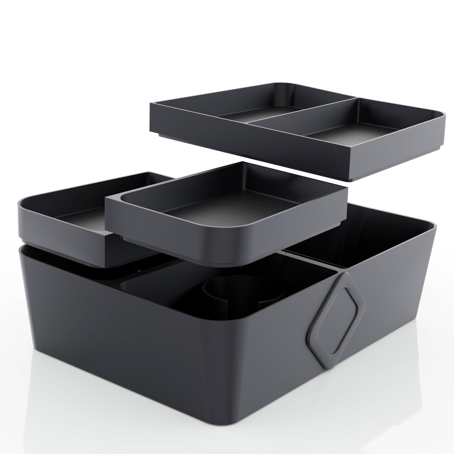 Floor Storage Organizer Lower Center Console Tray for Rivian R1S & compatible with Rivian R1S and R1T