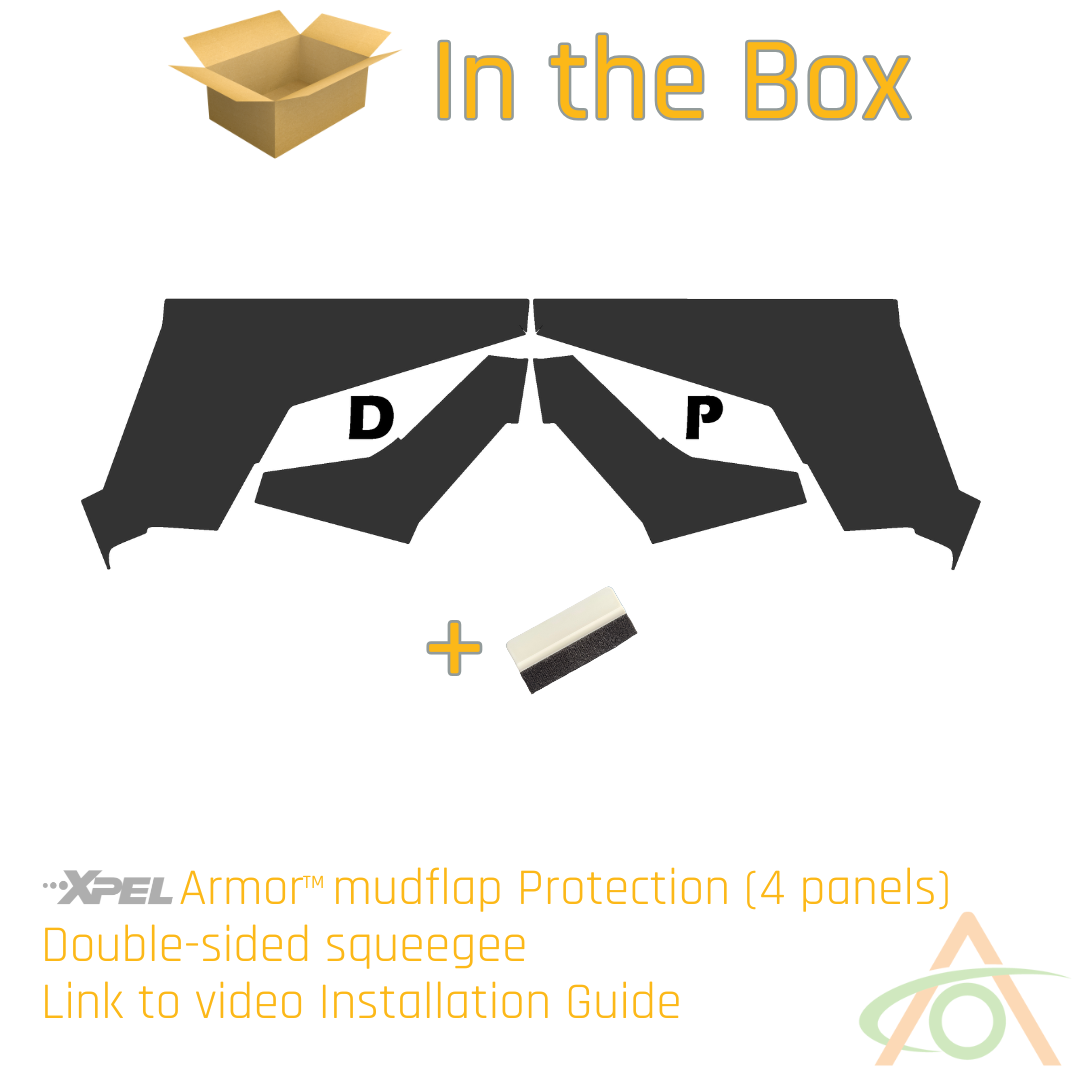 Xpel Armor Mudflap Protection (only for Tesla OEM Mudflaps)